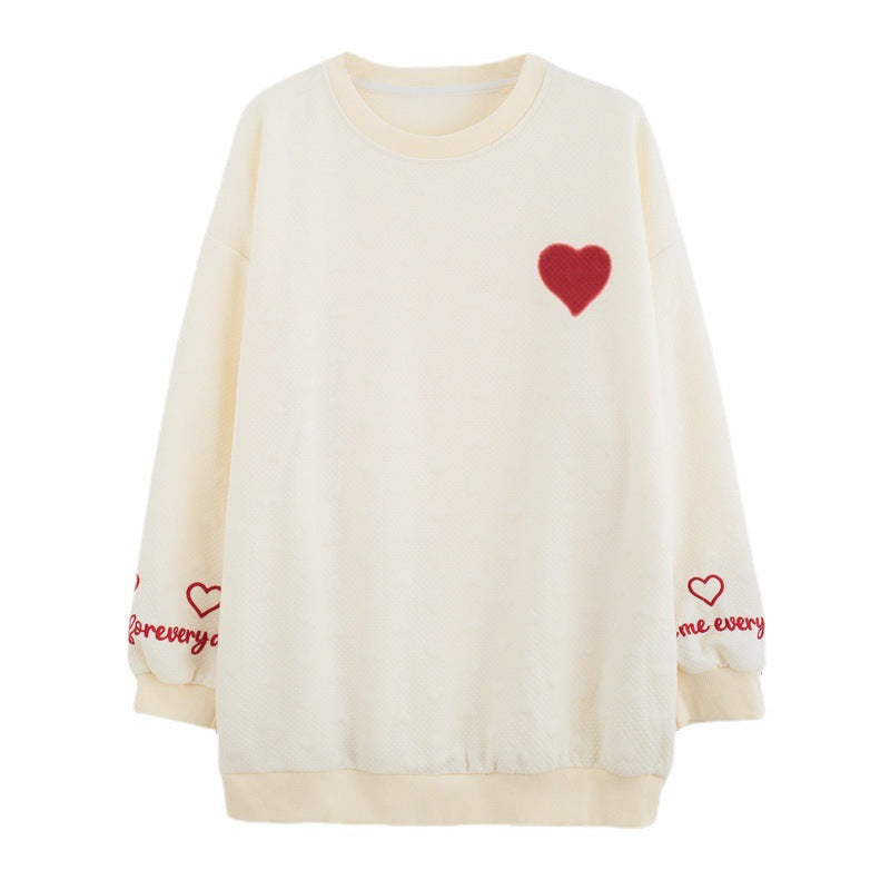 Thickened Personality Embroidery Embroidery Long Sleeve