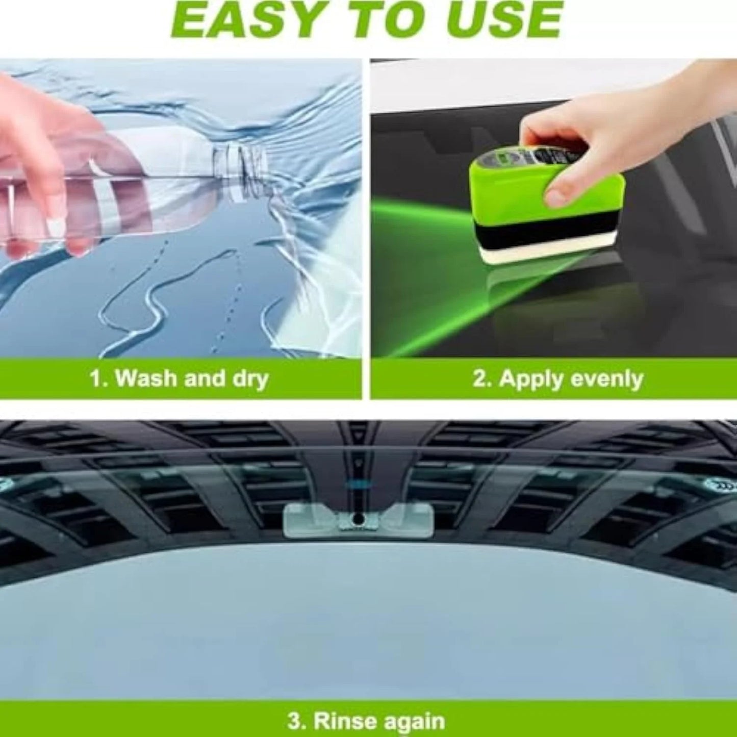 Windshield Cleaner, Dry Shop Glass Cleaner, Dry Window Cleaner, Car Window Cleaning Brush, Automotive Oil Film Cleaning Brush, Universal Glass Cleaner