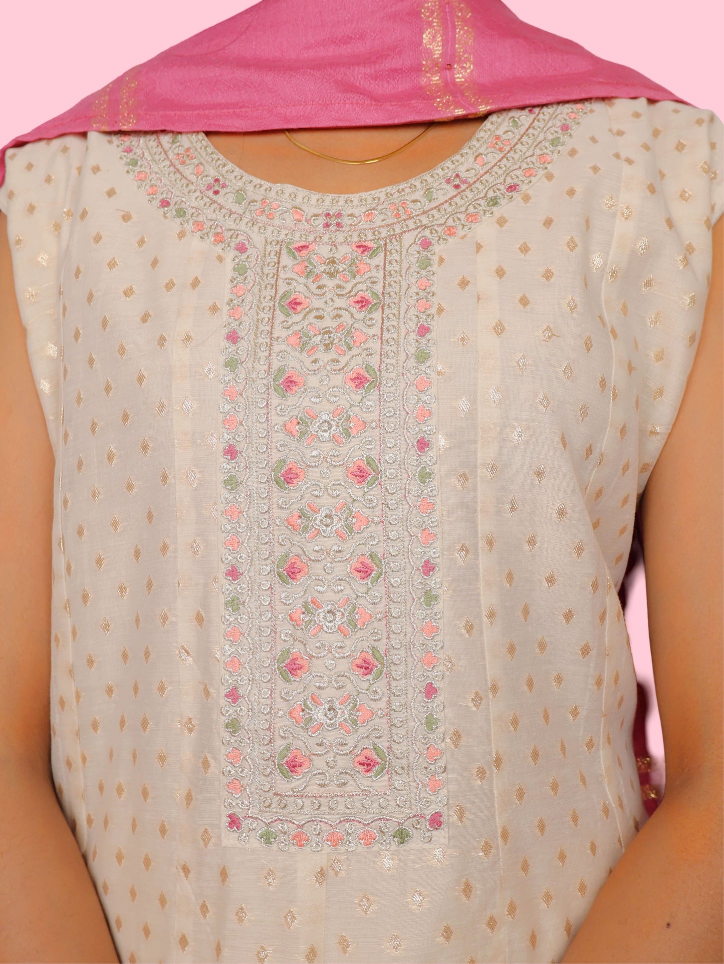 Women's Cotton Kurta-Pant, and Dupatta Set-3