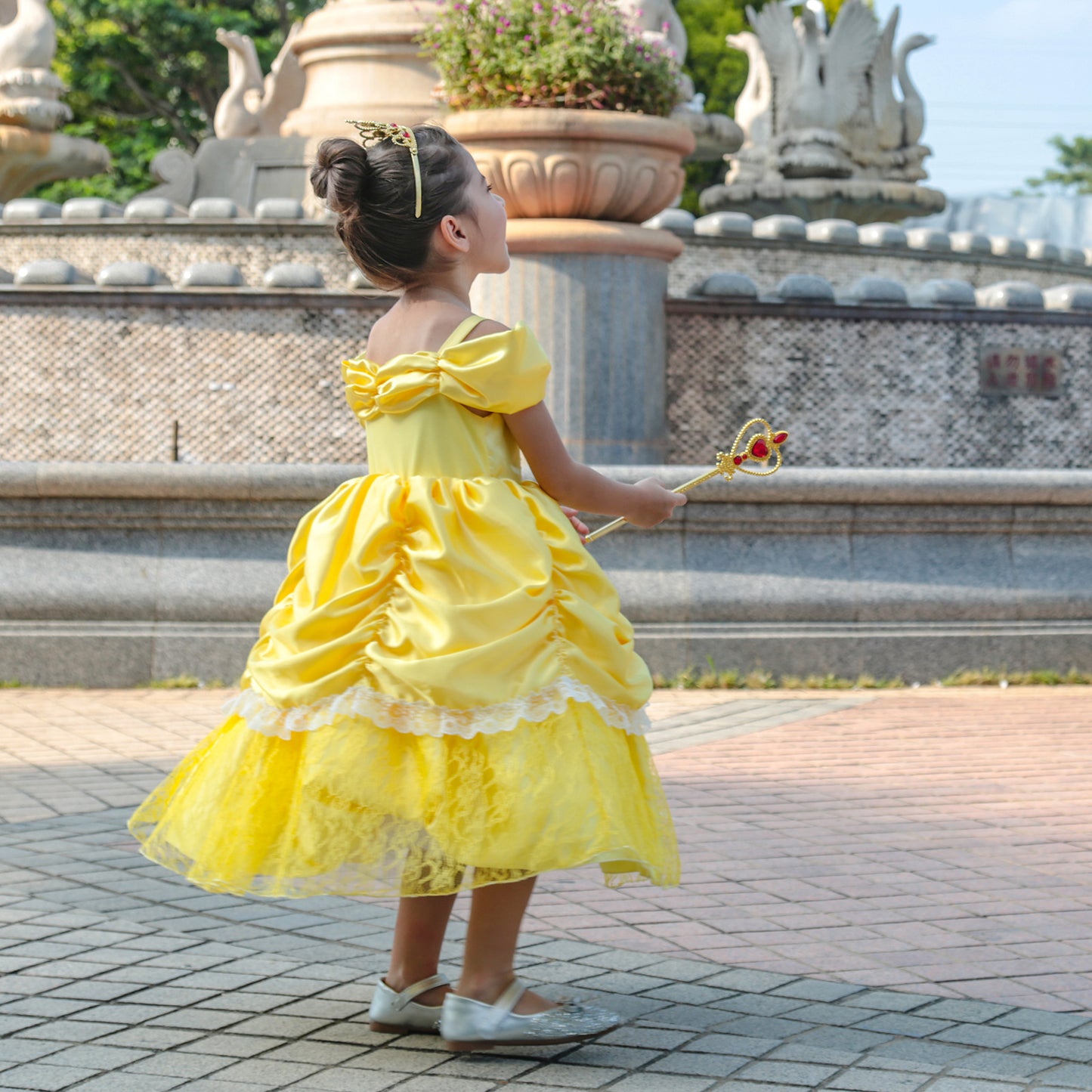 Girls Halloween Costume Princess Dress For Film And TV Cosplay