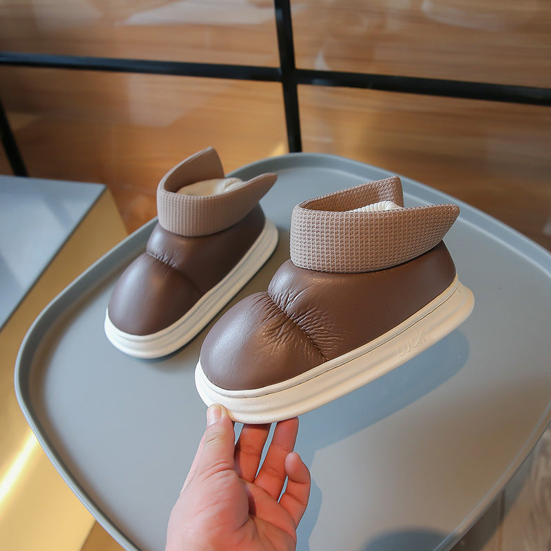 Shoes Korean Boys Wear Cotton Boots