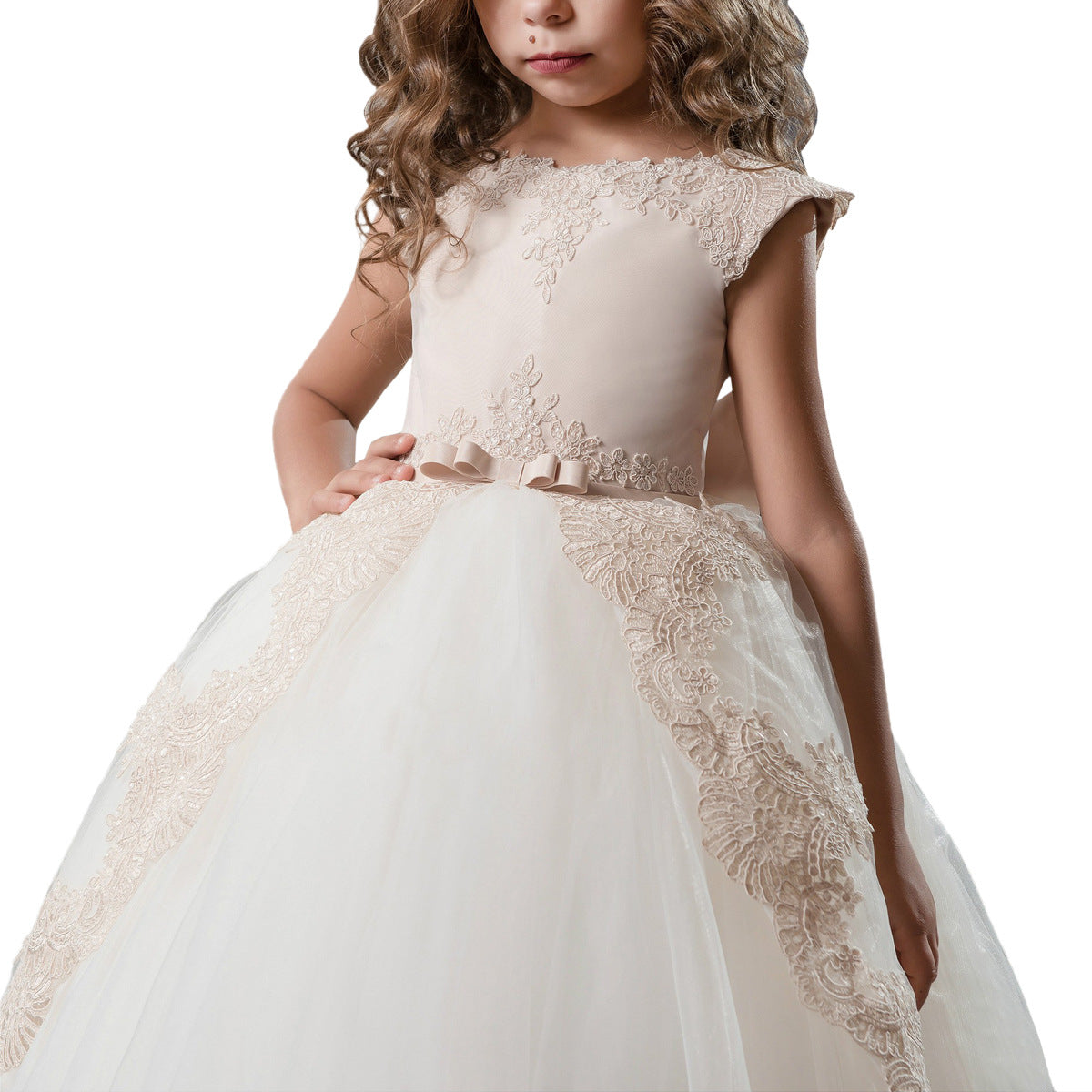 Flower Girl Performance Piano Performance Pettiskirt