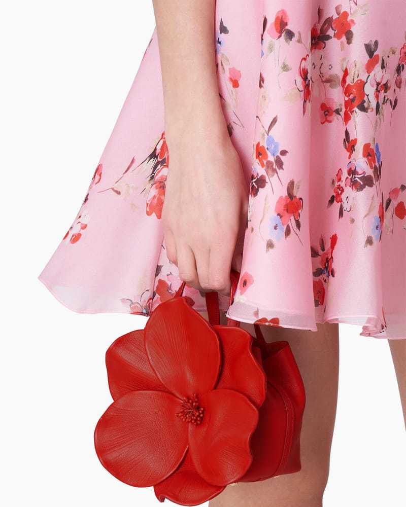 French Style Petal Flower Tote Bag One Shoulder Crossbody