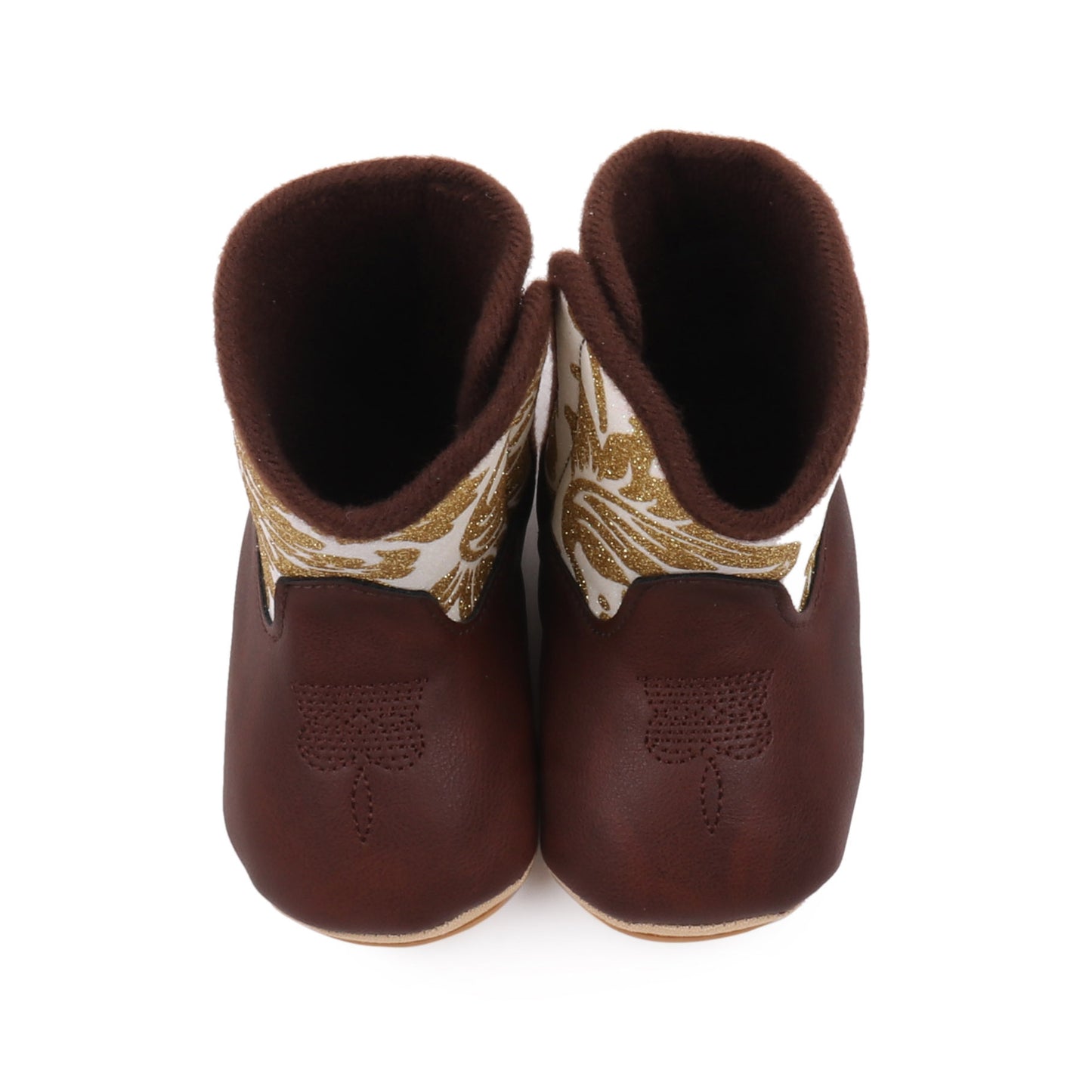Winter Soft Sole Non Slip Women's Leather Boots And Baby Shoes