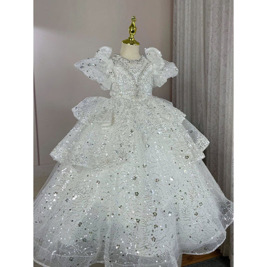 Children's Host Costume For Piano Performance Light Luxury High-end