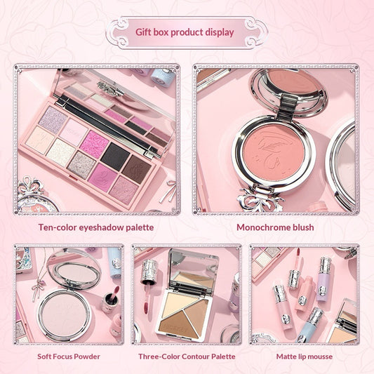 Ballet Aesthetic Makeup Gift Set Blush And Lip Tint For A Brightening, Fairer Look