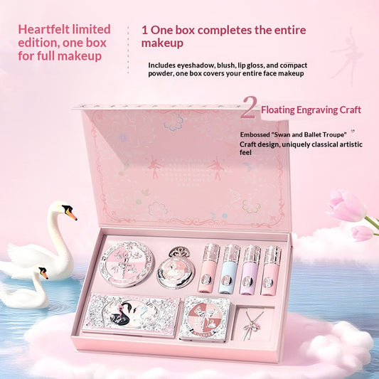 Ballet Aesthetic Makeup Gift Set Blush And Lip Tint For A Brightening, Fairer Look