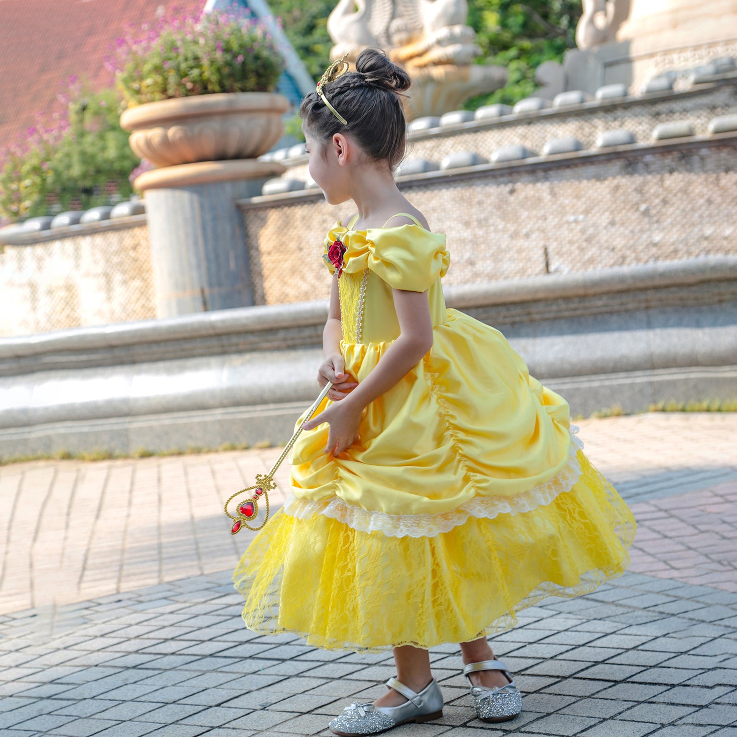 Girls Halloween Costume Princess Dress For Film And TV Cosplay