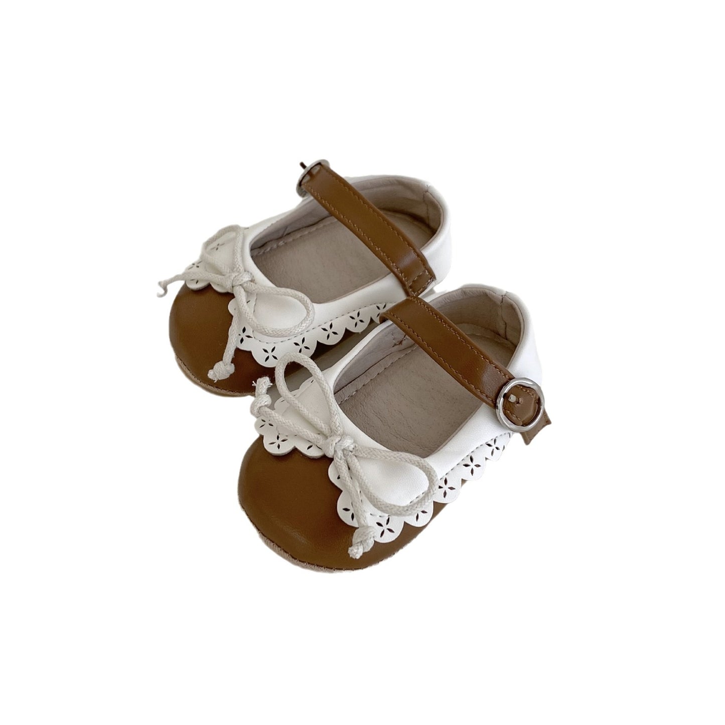 Sweet Cute Baby Girl Shoes Retro Style Bow
