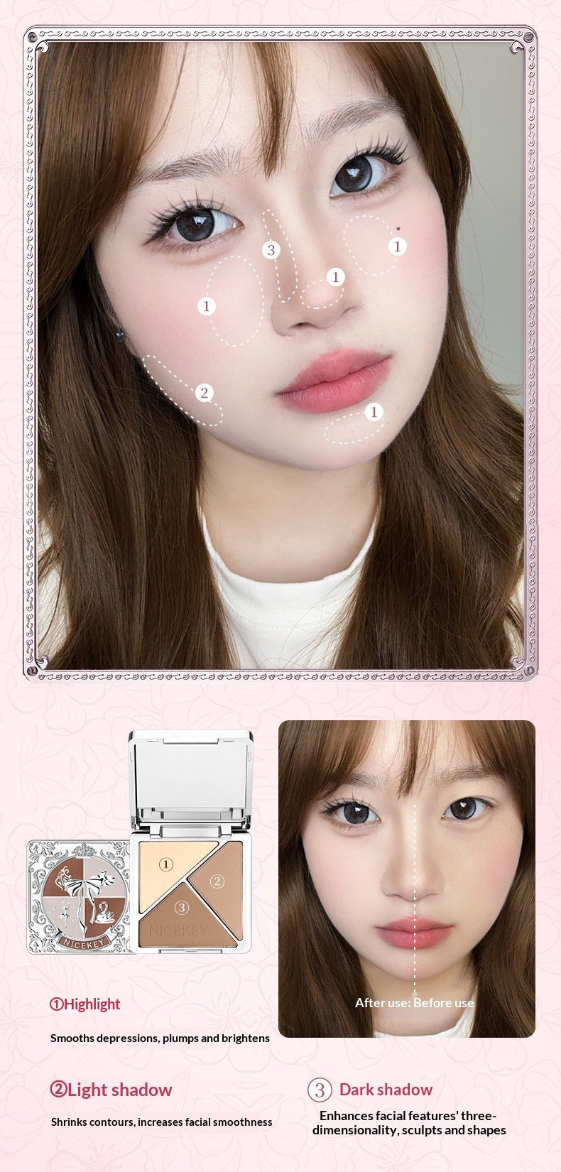 Ballet Aesthetic Makeup Gift Set Blush And Lip Tint For A Brightening, Fairer Look