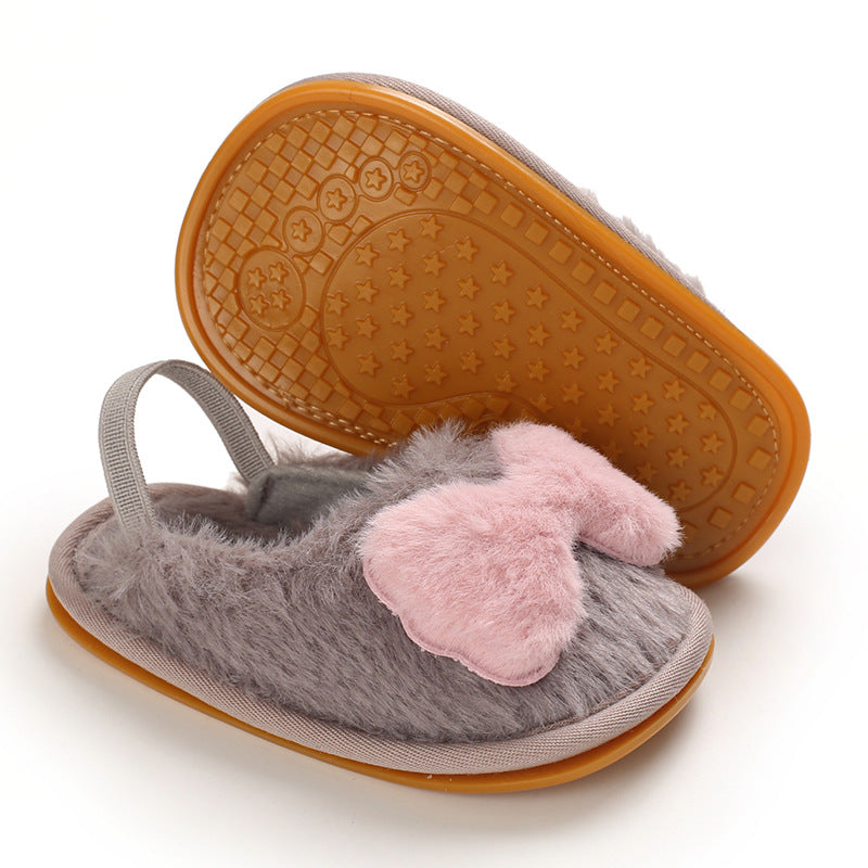Cute Baby Fur Toddler Shoes Spring And Autumn