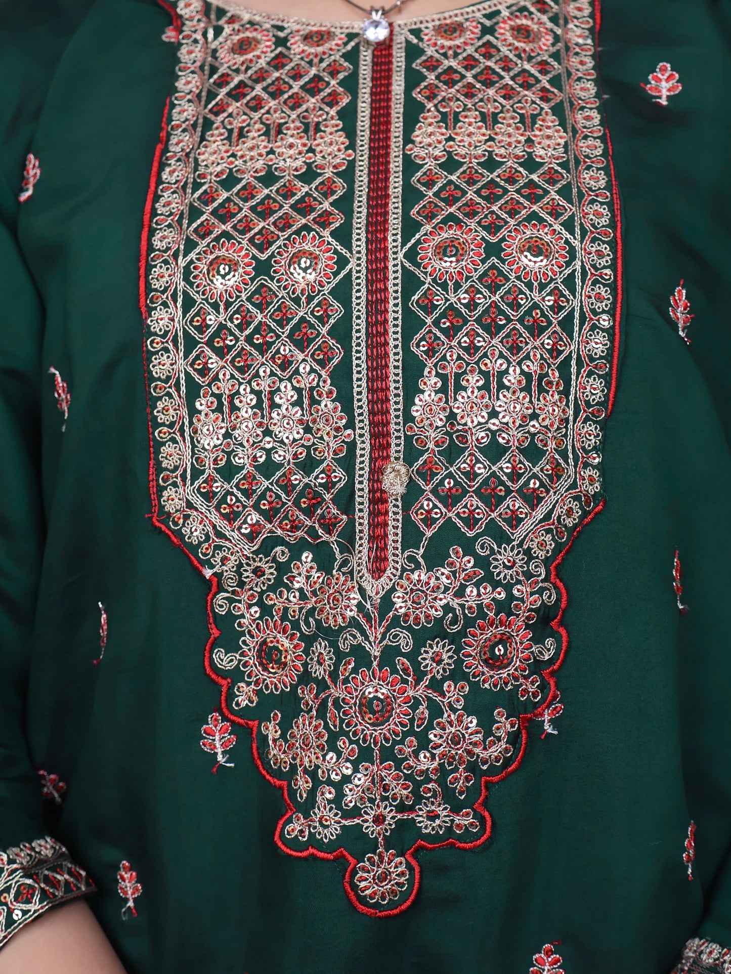 Women's Viscose Kurta-Pant, and Dupatta Set-3