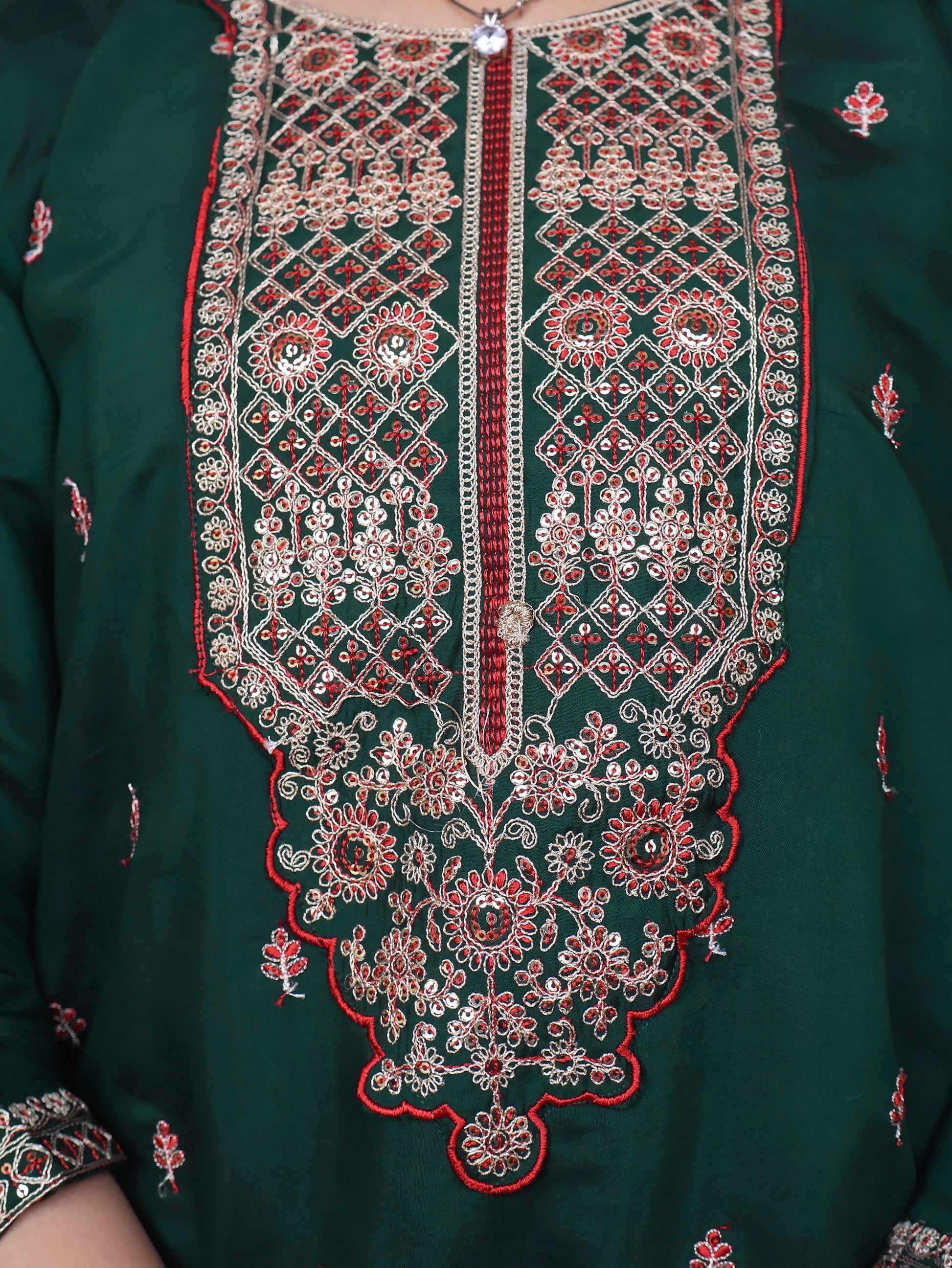 Women's Viscose Kurta-Pant, and Dupatta Set-3