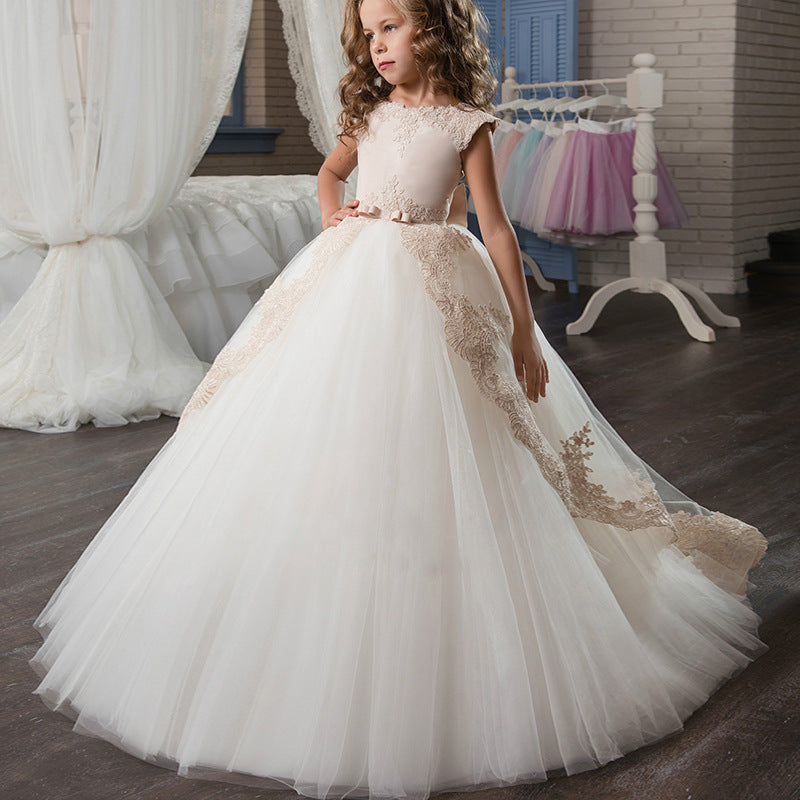 Flower Girl Performance Piano Performance Pettiskirt