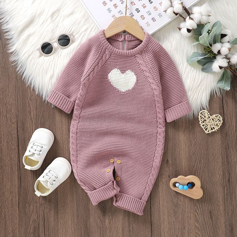 Baby Heart Trendy Casual Jumpsuit Romper