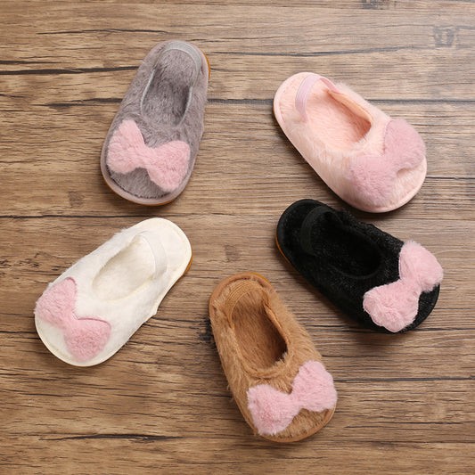 Cute Baby Fur Toddler Shoes Spring And Autumn